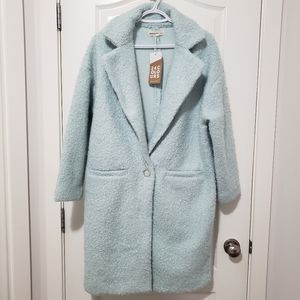 24 Colours Teddy Coat Light Blue - Size 36 (S)